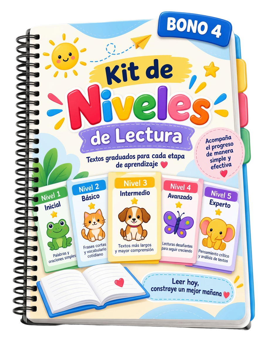 Vista del bono 4: Kit de Niveles de Lectura